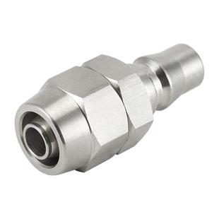 不锈钢 C式自锁 快速接头 气动高压气管风管 公头母头 气泵空压机