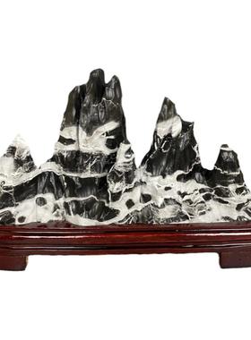 家有靠山天然奇石云雾石原石