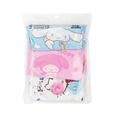 创优品三丽鸥浴帽防水miniso