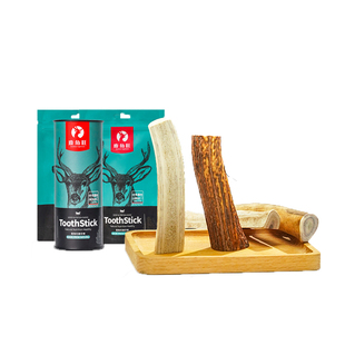 狗狗磨牙棒鹿角磨牙零食耐咬宠物比熊柯基中大小型犬专用非吉辛