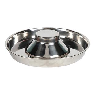 猫碗多狗多猫食盆幼猫幼犬盘宠物慢食碗大号狗碗防打翻不锈钢狗盆