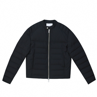 Secretbase 复杂拼接结构安心95白鸭绒 YKK立领排骨夹克羽绒服