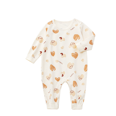 娃丽比长袖纯棉春秋季连体衣