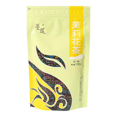 夔凤明前茉莉花茶100g
