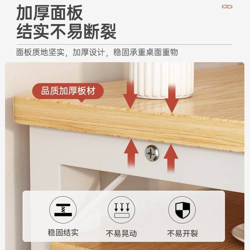 双层电脑桌家用台式迷你书桌小型桌网移动学习桌简易电脑桌床边课