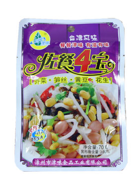 津味佐餐四宝梅菜笋丝花生木耳