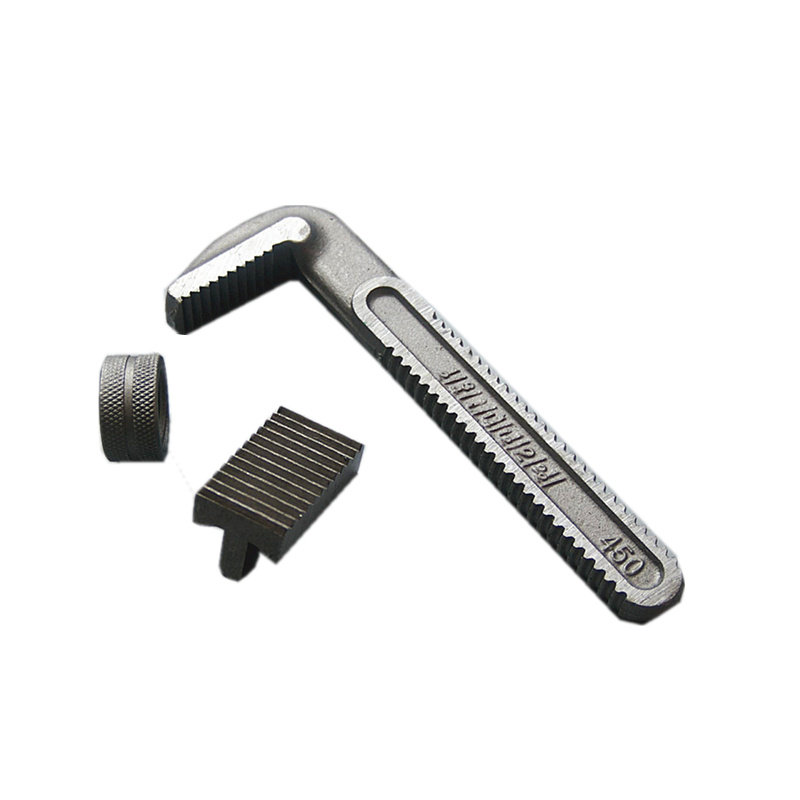 重型管钳配件 管子钳勾头零件 底牙板 管钳齿块牙口活动 调节螺母