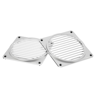 Barrow 电脑机箱格栅防尘罩 冷排散热风扇 水冷12MM风扇罩 黑白色