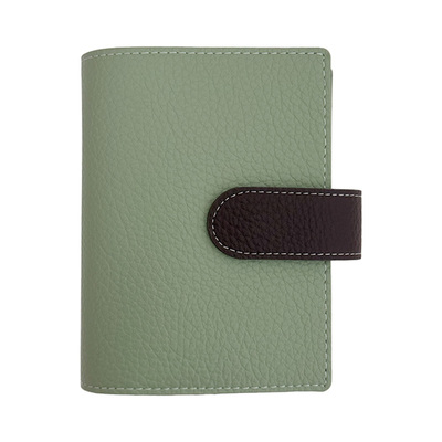 拼色软糯仿真皮手感活页手账本