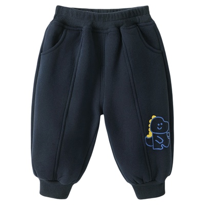 婴儿加绒加厚长裤子冬装