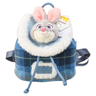 疯狂动物城迪士尼正版周边狐尼克兔子警官朱迪毛绒手提双肩包冬女