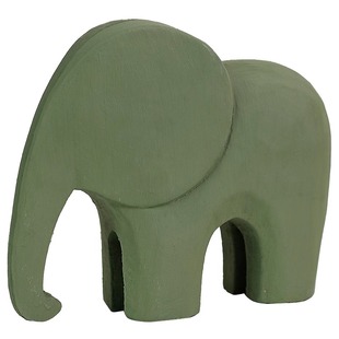 创意木质大象小象摆件客厅现代简约工艺品工作室氛围感柜子装饰物