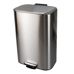 朗艺家用垃圾桶脚踏6升8升12升16升20升30升L不锈钢有盖824款