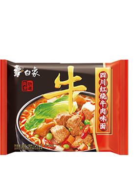 白象四川红烧牛肉味面72g