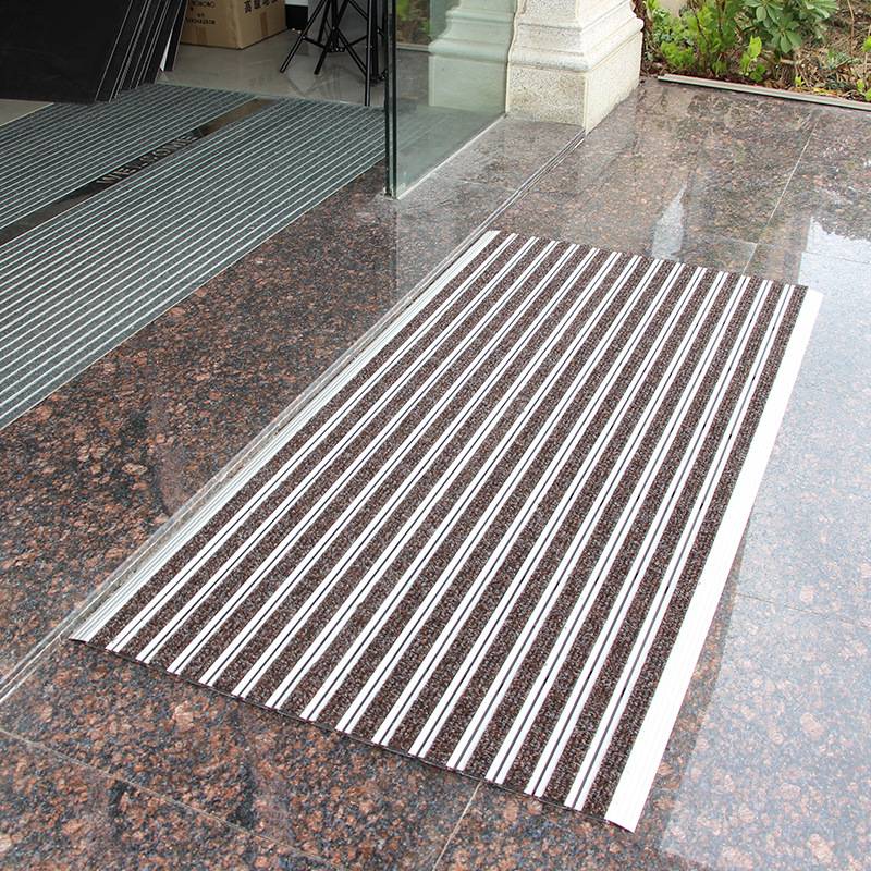 商铺入口进门玄关铝合金防滑酒店门地垫垫脚垫大门口商业家用户外