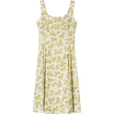 LK度假风吊带连衣裙棉小清新