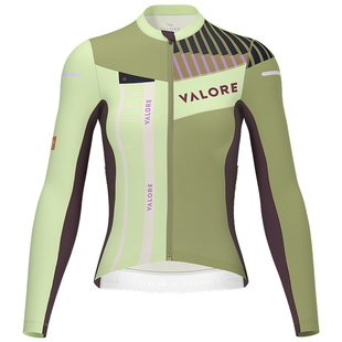 VALOREAOE骑行服炫格长袖上衣夏季透气显瘦山地公路车女士26新款