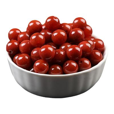 7A天然满肉南红玛瑙散珠子配件