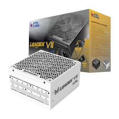 振华LEADEX VIIG1300W白色ATX3金牌全模组电脑台式机主机电源