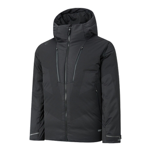 RAPIDO雳霹道秋冬男士休闲基础简约时尚KEEP HEAT连帽鹅绒羽绒服