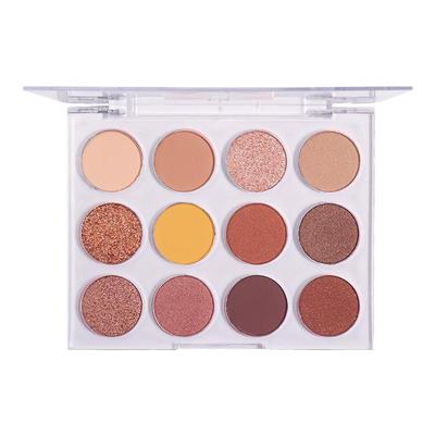 2盒9.9十二眼影珠光闪粉奶茶大地