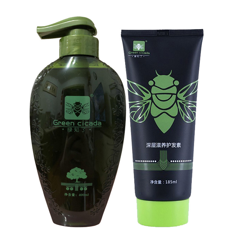 绿知了无硅油固发植物洗发水