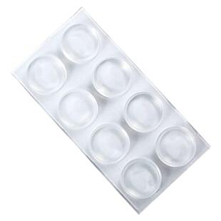 门柜家玻璃防滑垫片透明硅胶帖防撞防碰胶粒缓音家具防撞贴消声垫