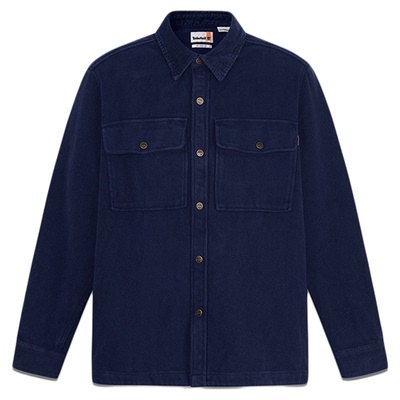 添柏岚官方男装加厚长袖衬衫