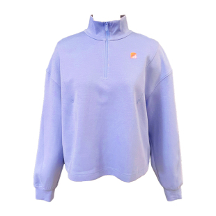 容子木ROSEMOO25春商场同款柔软双层针织半拉链上衣RSS1TC210B