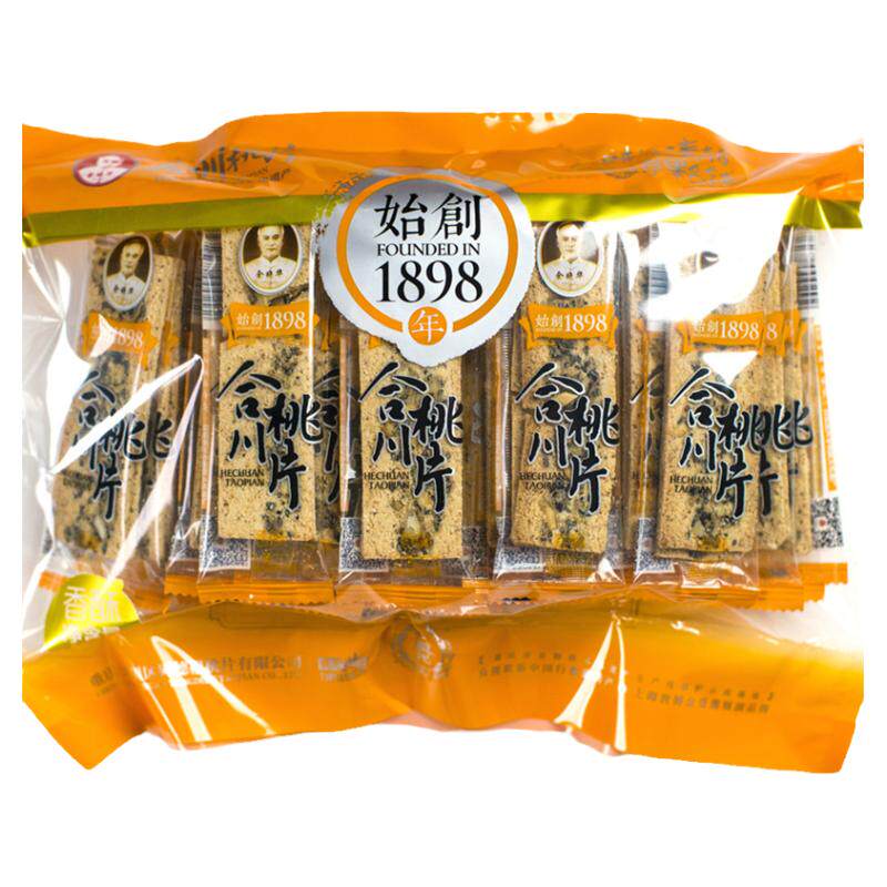合川桃片同德福桃片余晓华非遗精品香酥480克传统糕点/2袋包邮