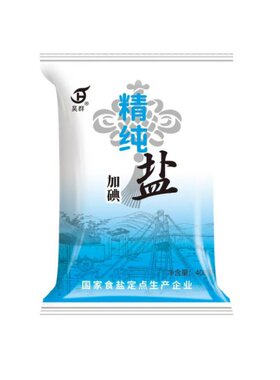 加碘食用盐400g盐巴细盐精盐炒菜调味深井矿盐调味品精制精纯