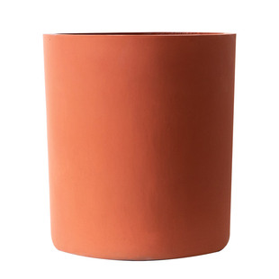 圆形水泥花盆大号镁泥花盆大口径INS北欧风白色黑色阳台客厅极简