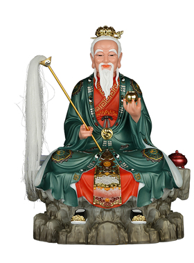 中式铁板六壬仙师神像供奉摆件