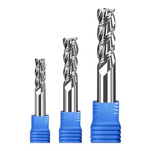 3.175三刃铝用螺旋铣刀加长3刃钨钢雕刻机刀具数控铝合金立铣刀