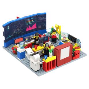 广州地铁十二号线地标盾构机站台线微积木模型塑料玩具儿童中性