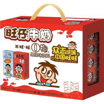 旺旺旺仔牛奶+O泡果奶组合装整箱盒装学生营养早餐儿童牛奶饮料实付30元到手包邮