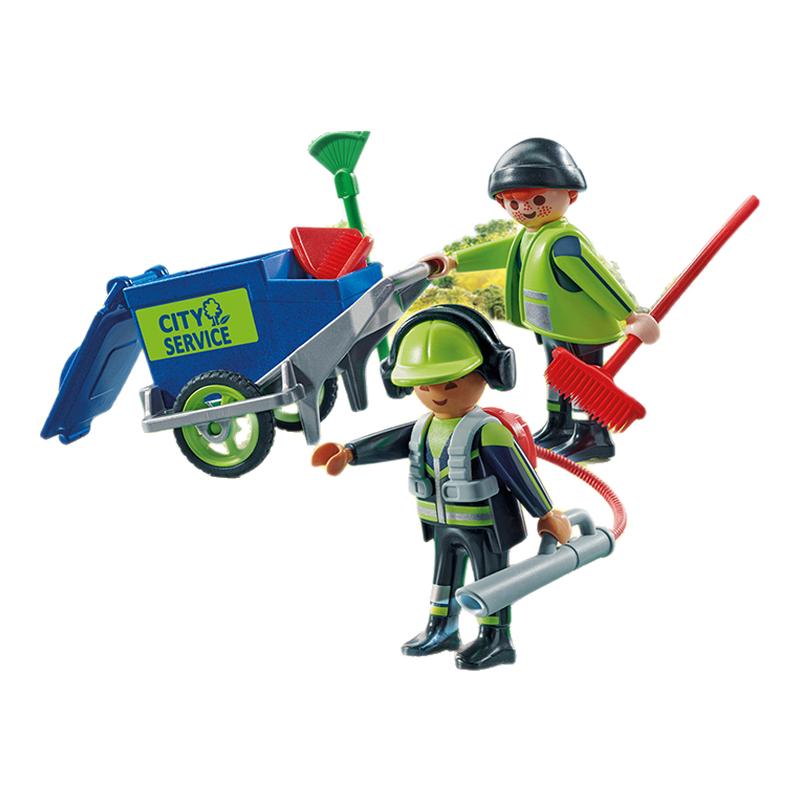 PLAYMOBIL摩比世界城市清洁车71434