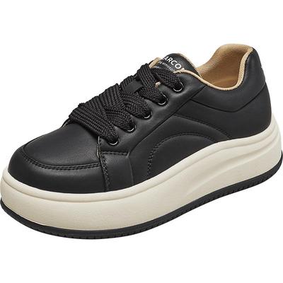 平底厚底板鞋意尔康休闲