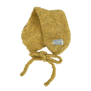 韩系针织毛绒黄色系带耳罩女冬保暖防寒耳暖耳套护颈围脖两用