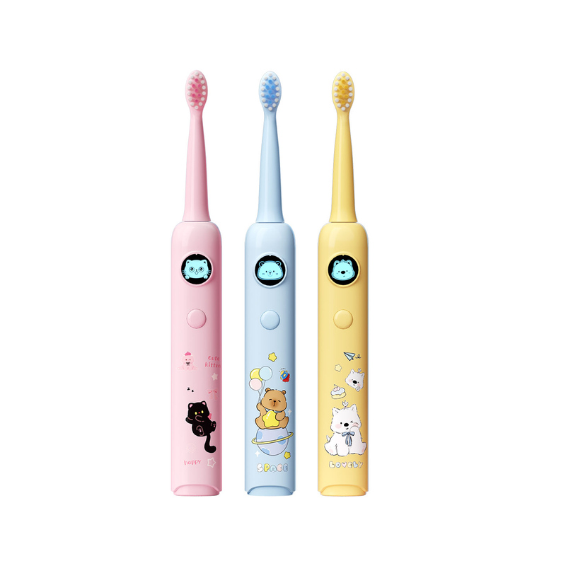 儿童电动牙刷6到8—12岁以上专用自动智能提醒卡通软毛充电换牙期