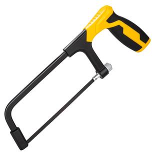 得力钢锯手锯钢锯架锯弓切割锯子家用小型手持锯铁神器金属木工锯