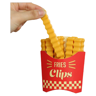 薯条封口夹磁吸冰箱贴防潮零食夹