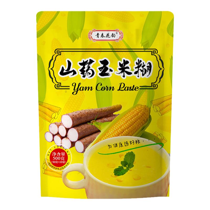 青春花韵山药葛根玉米糊即食早餐粗粮早餐代餐粉病人代餐病人粗粮