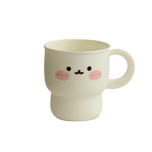 可爱萌兔漱口杯儿童学生宿舍家用刷牙杯子牙缸洗漱杯防摔塑料杯