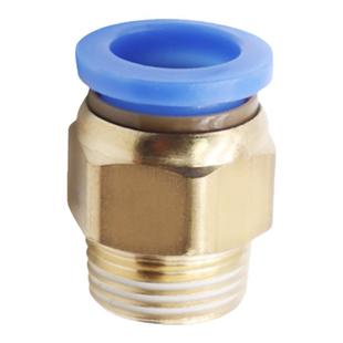 模具气管气动快速插接头公制螺纹直通PC8-M6/M8/M10/M12/M14/M16