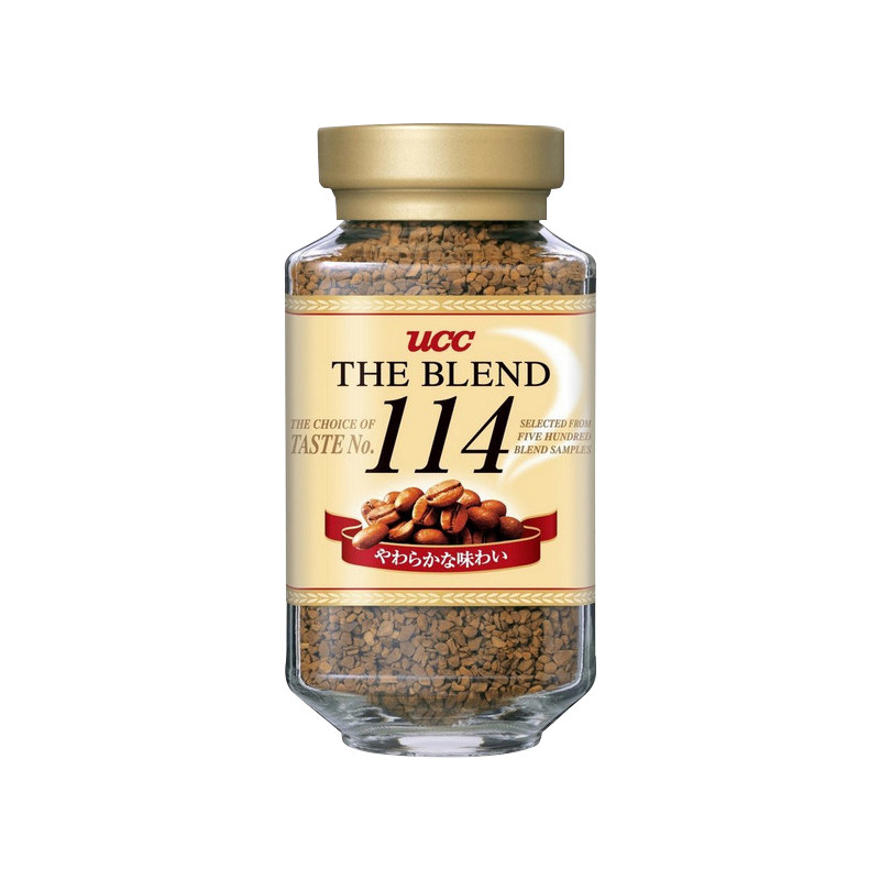 UCC悠诗诗114速溶冻干135g*2 日本原装 加量黑咖啡经典速溶