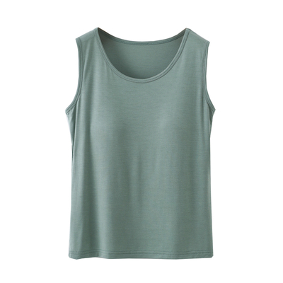 女士背心带胸垫内搭大码胖mm内衣