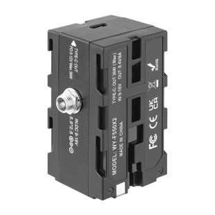 D-TAP转NPF-F550/F750/F970双面假电池DC款可挂监视器无线图传