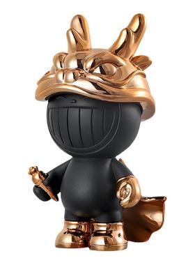 伊文兔家居国潮装饰龙年摆件