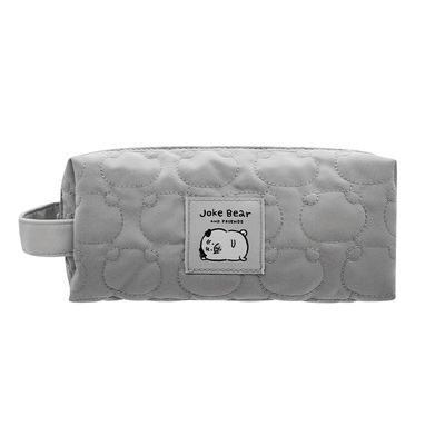 得力自嘲熊卡通可爱手提笔袋